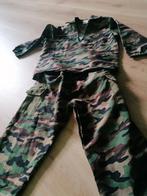 Carnaval verkleedkledij Leger uniform maat 116, Kinderen en Baby's, Ophalen