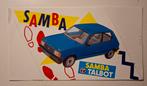 Sticker Samba Talbot auto, Ophalen of Verzenden, Zo goed als nieuw, Auto of Motor