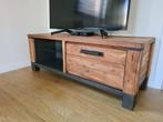 TV meubel 130 cm x 45 cm x 47 cm Henders & Hazel, Comme neuf, 25 à 50 cm, Teck, Industriële stijl