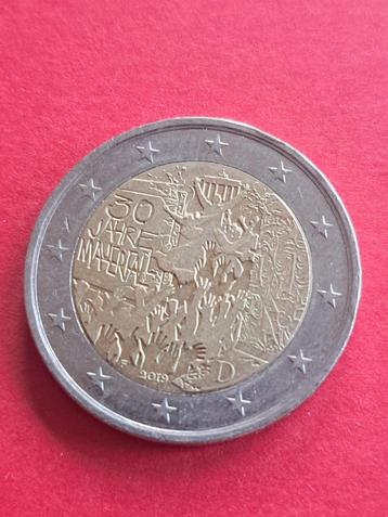 2019 Allemagne 2 euros 30 ans chute mur Berlin F Stuttgart