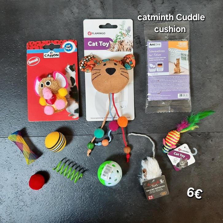 Kattenspeelgoed set nr 2, Dieren en Toebehoren, Kattenspeelgoed, Nieuw, Ophalen of Verzenden