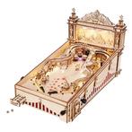 Flipperkast 3D Houten Puzzel - Vintage Stijl