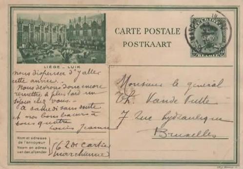 BELGIË/BELGIQUE:1930: n 9-17 (Dr. Stibbe): @ LIÈGE/LUIK @, Timbres & Monnaies, Timbres | Europe | Belgique, Affranchi, Autre, Autre