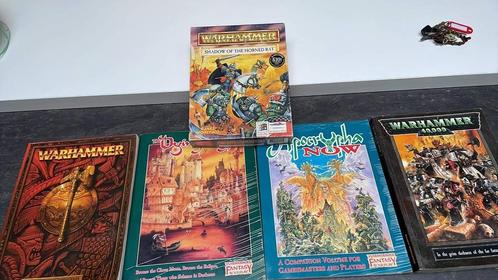 Vintage Warhammer Collectie - Boeken & PC Spel - zeldzaam, Hobby en Vrije tijd, Wargaming, Gebruikt, Warhammer, Boek of Catalogus