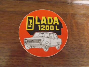AUTOCOLLANT"LADA 1200 L", Enlèvement ou Envoi