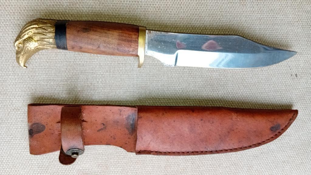 Vintage mes met arendkop., Verzamelen, Militaria | Algemeen, Ophalen of Verzenden, Overige soorten, Mes of Dolk