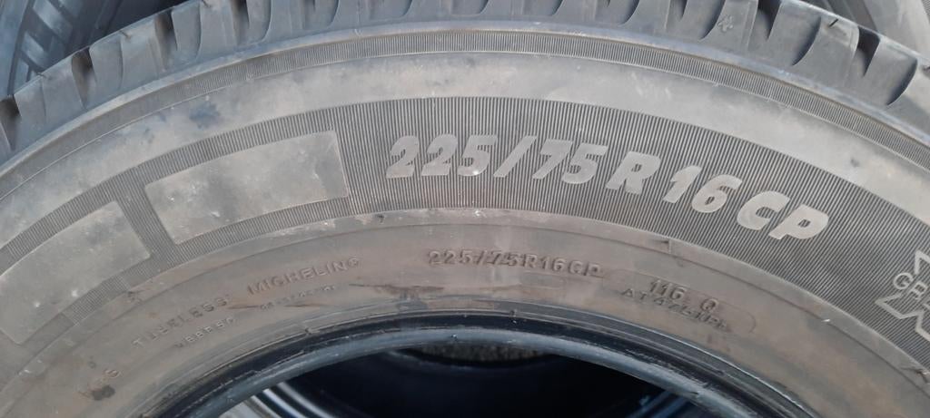 Camper banden,  maat 225/75 R 16 C P, Michelin, Agilus campi, Ophalen