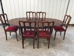 Louis XV Stijl tafel en 6 stoelen. Het kan geleverd worden., Enlèvement, Utilisé, 4 à 6 chaises