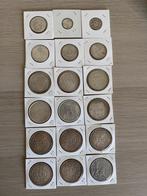 Lot de 17 pièces en argent Belgique (2,1€/gr), Enlèvement, Argent, Série, Argent