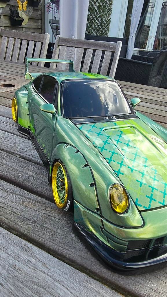 Body porsche 911 rwb airbrush, Hobby en Vrije tijd, Ophalen of Verzenden