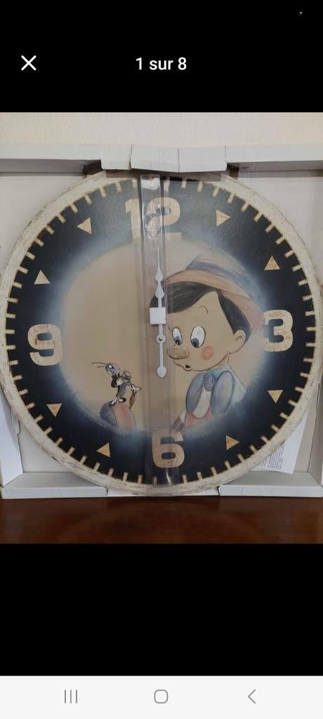 Pinocchio verzamelklok, Ophalen