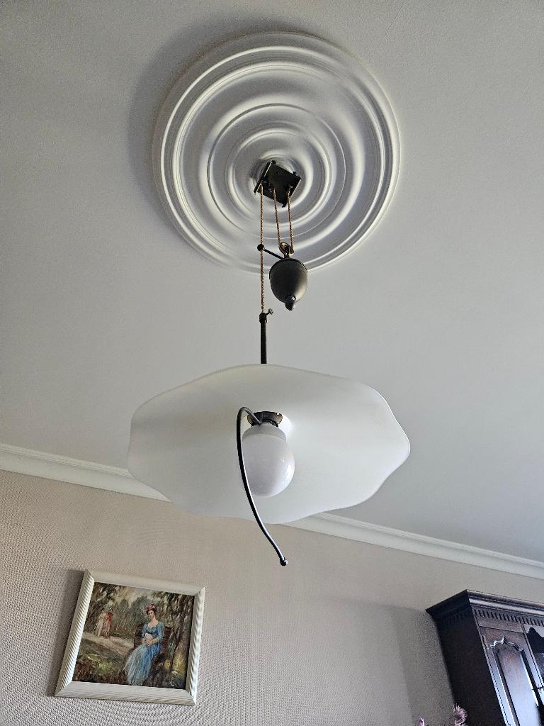 lampen / lusters, Ophalen, Zo goed als nieuw, Glas, 75 cm of meer