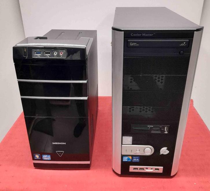 2 PC's uit overlijden tegen ieder aanvaardbaar bod, Computers en Software, Desktop Pc's, Gebruikt, Onbekend, Ophalen of Verzenden