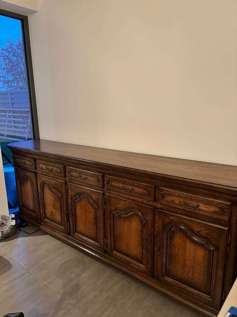 Eiken dressoir, Huis en Inrichting, Kasten | Dressoirs, Ophalen, Zo goed als nieuw