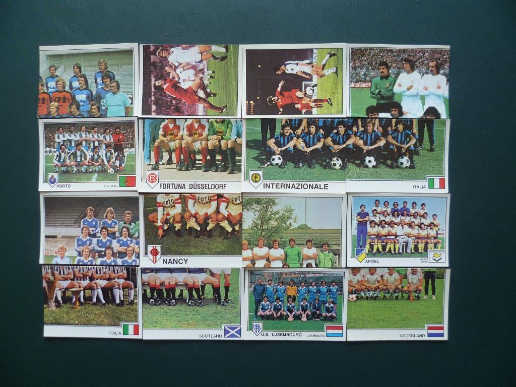 Panini Euro Football 79 plaatjes stickers voetbal 1979 x 16, Collections, Enlèvement ou Envoi, Comme neuf