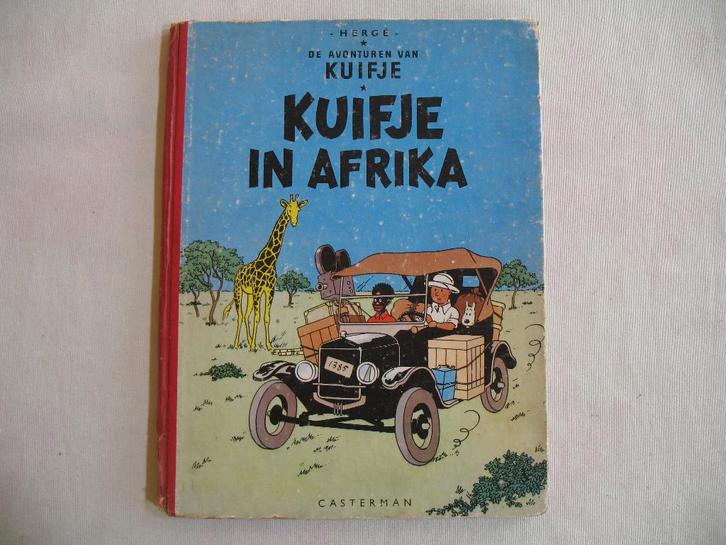 Kuifje in Afrika, HC, 1954, Livres, BD, Une BD, Enlèvement ou Envoi