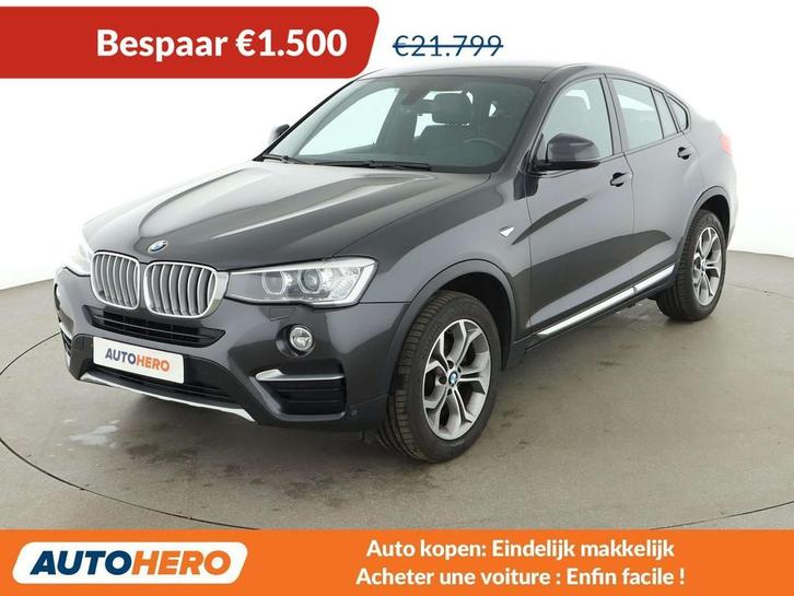 BMW X4 xDrive 20d (bj 2016, automaat), Auto's, BMW, Te koop, X4, 4x4, ABS, Achteruitrijcamera, Airbags, Airconditioning, Bluetooth