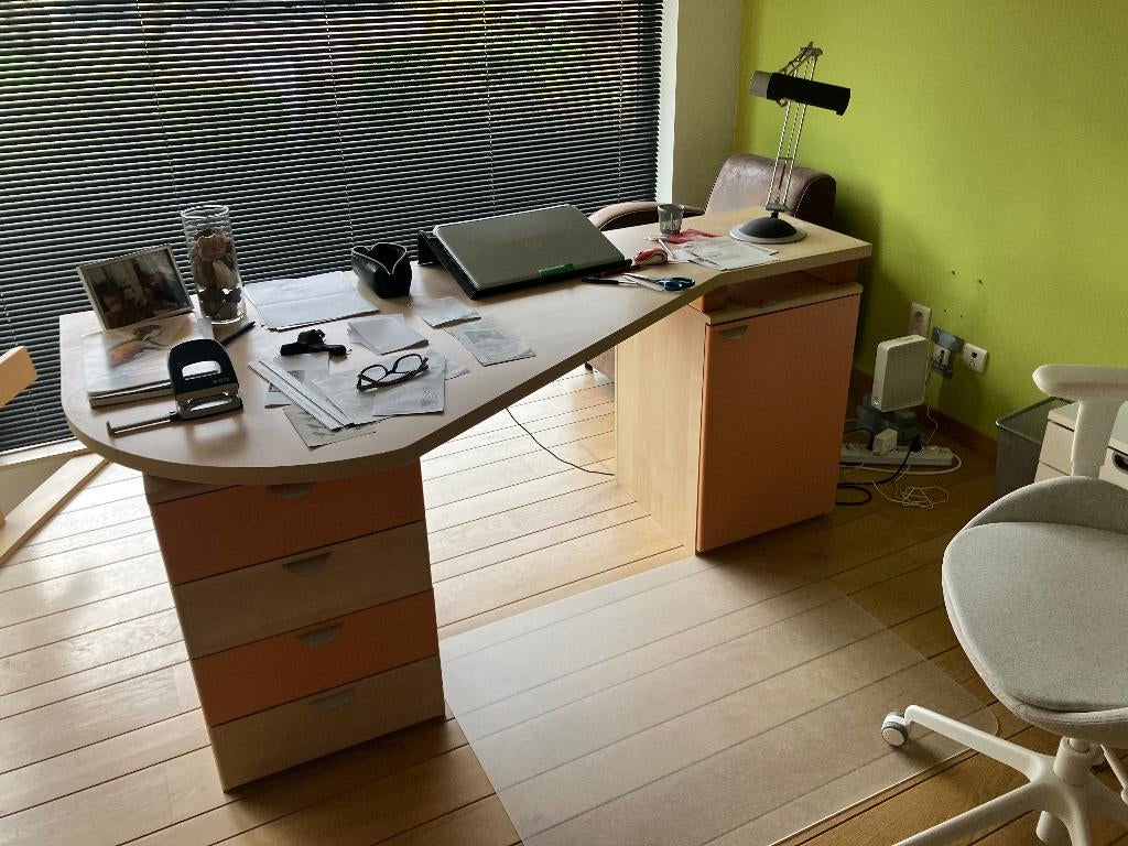 Bureau, Ophalen, 90 cm, Gebruikt, Scandinavisch