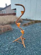 1960s vintage bamboe Boho Bohemian planthouder snake, Verzamelen, Ophalen, Huis en Inrichting