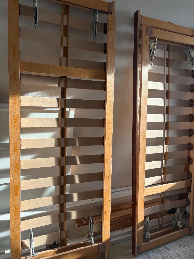 2 sommiers 70x200 réglable, Huis en Inrichting, Slaapkamer | Matrassen en Bedbodems, Bedbodem, 70 cm of minder, 200 cm, Tweepersoons