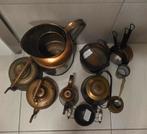 Set van koperen stukken 19e eeuw tot 1960, Antiek en Kunst, Ophalen of Verzenden