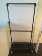 Verrijdbare kapstok / garderoberek met wielen, Ophalen, Zo goed als nieuw, Metaal, Staande kapstok