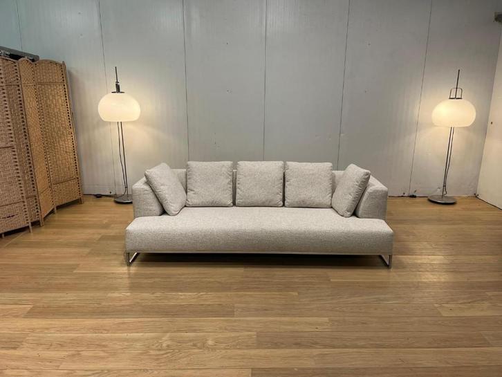 NIEUW B&B Italia Solo 3-Zits Bank + GARANTIE NP €9500, Huis en Inrichting, Zetels | Zetels, Nieuw, Rechte bank, Driepersoons, 200 tot 250 cm
