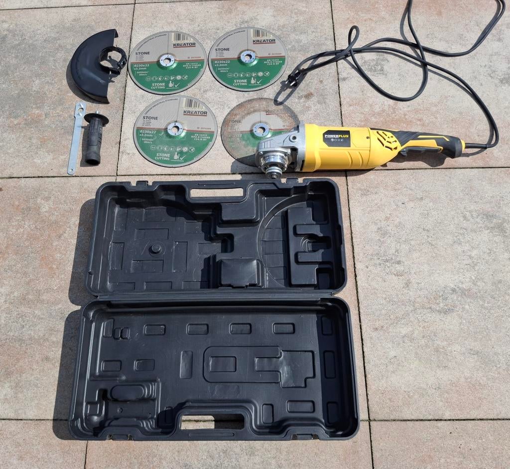 Slijpmachine Powerplus, Bricolage & Construction, Outillage | Meuleuses, Enlèvement, Comme neuf