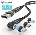 Câble magnétique de données et de charge 540 C, 2 m, 200 cm, Enlèvement ou Envoi, Neuf