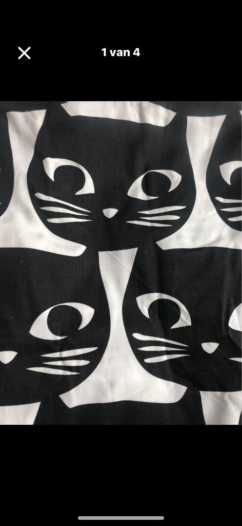 Set IKEA MATTRAM Gordijnen voor 2 ramen + GERDIE Kussen, Ophalen, Zo goed als nieuw, 100 tot 150 cm, 200 cm of meer