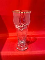 bierglas Golden Tiger met gouden rand De Blieck, Ophalen of Verzenden, Gebruikt, Bierglas