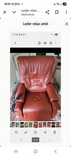 Echt leder zetel, Ophalen of Verzenden