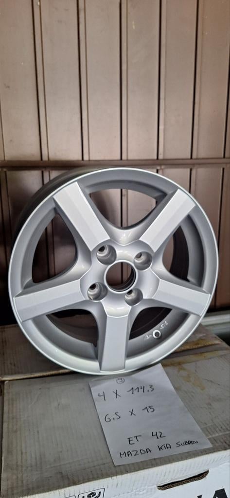4 Nieuwe velgen 4x114,3, Auto-onderdelen, Banden en Velgen, Ophalen, Velg(en)