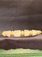 Exclusieve 18 karaat gouden armband met echte diamanten, Ophalen, Zo goed als nieuw, Met edelsteen, Goud