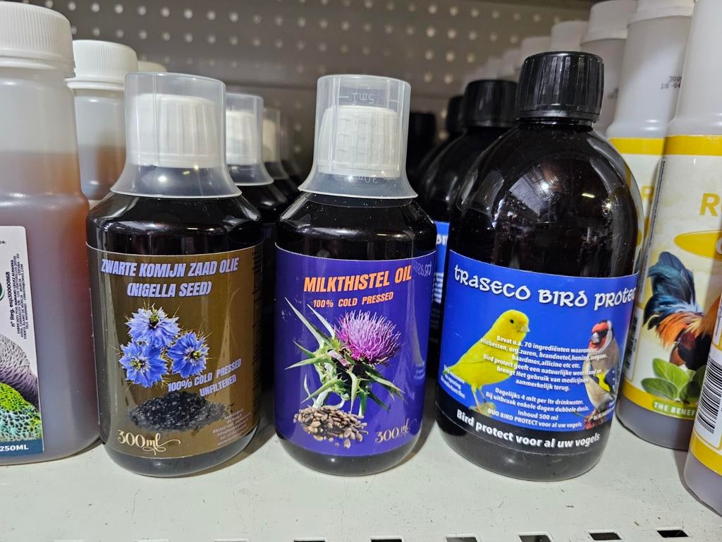 Zwarte Komijn zaad olie 300ml Herb Bird Mix, Ophalen