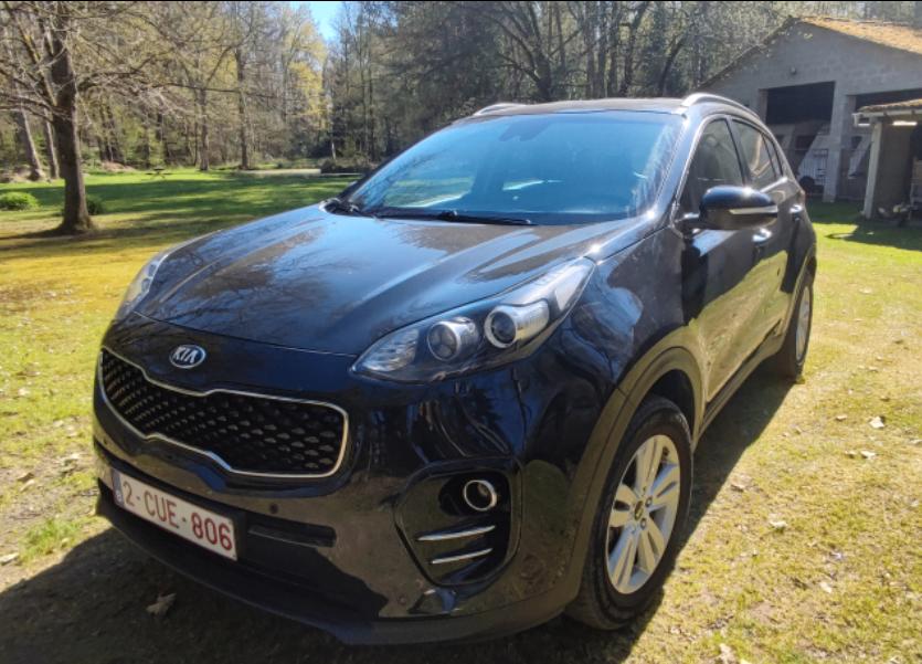 KIA Sportage 1.6 benzine 132 pk, Auto's, Kia, Voorwielaandrijving, 1592 cc, 4 cilinders, Zwart