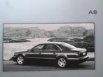 2 x Audi A8 2000 Brochures in map, Boeken, Auto's | Folders en Tijdschriften, Ophalen of Verzenden, Audi