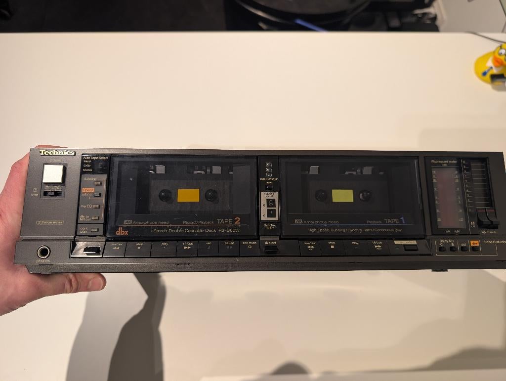 Technics RS-B66W casette deck, Audio, Tv en Foto, Cassettedecks, Ophalen, Dubbel, Overige merken