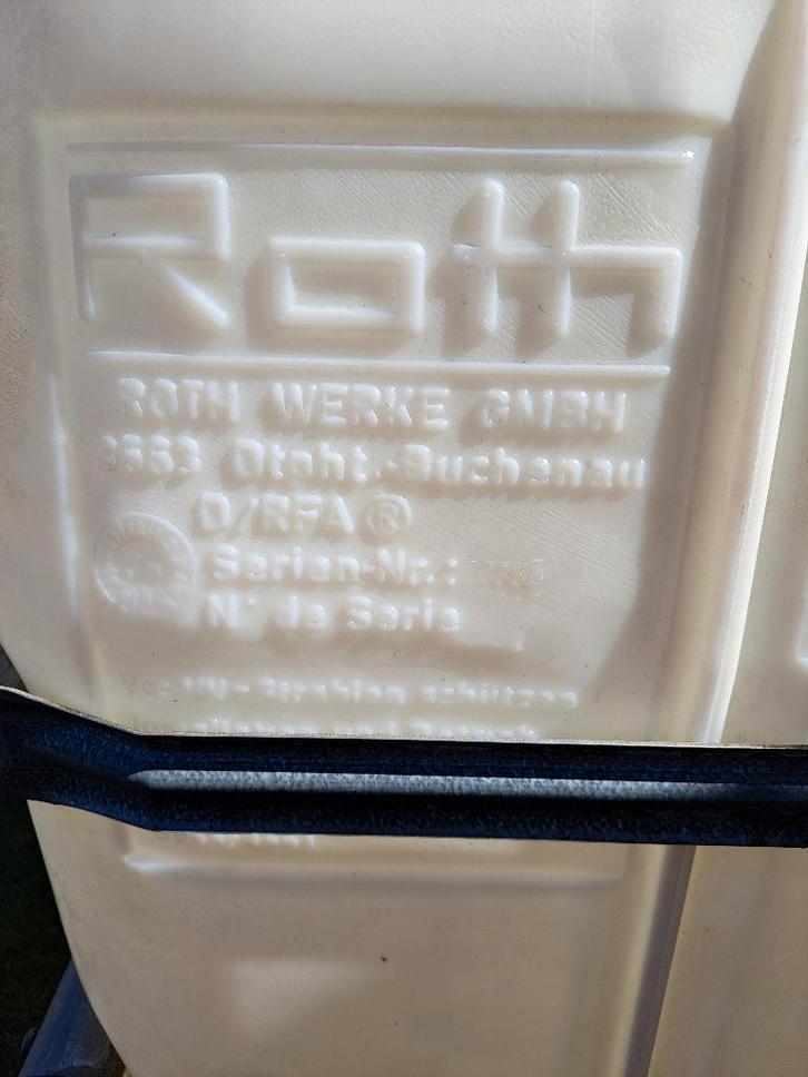 Watertank Roth 2000l (online = te koop), Tuin en Terras, Regentonnen, Gebruikt, Kunststof, 150 liter of meer, Ophalen