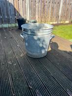 Zinken kuip , bak en koperen ketel elk 20 € stuk, Ophalen, Gebruikt