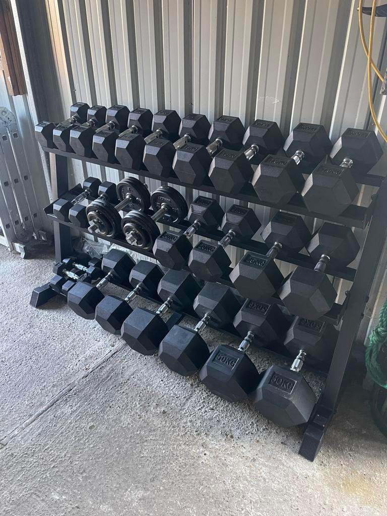 ! Lire Annonce ! Haltère hexagonaux 2x30 kg 2x40 kg 2x50 kg, Enlèvement, Neuf