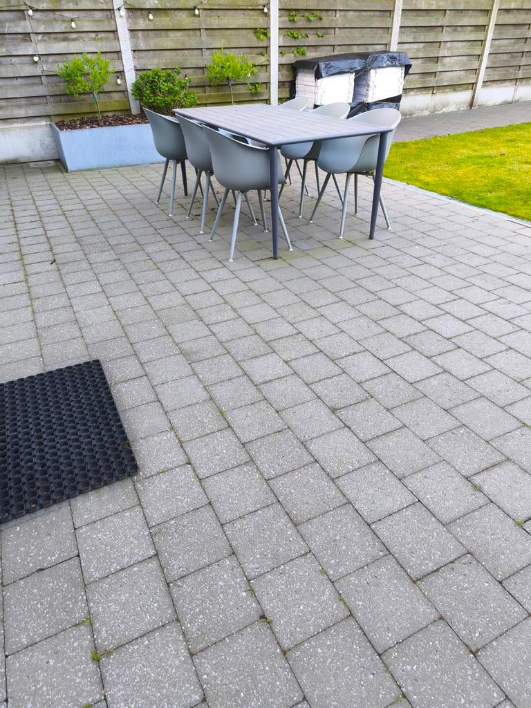 Grijze beton klinkers, Ophalen, Beton, Klinkers