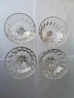 Coupes champagne, cristal taillé fin 19e-20e TB état, Enlèvement