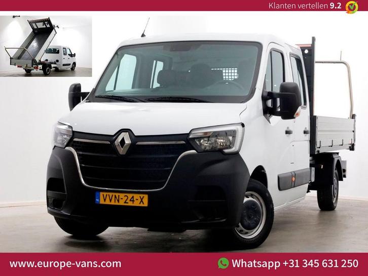 Renault Master T35 2.3 dCi 145pk L3 D.C. Kipper 05-2023, Autos, Camionnettes & Utilitaires, Entreprise, ABS, Air conditionné, Verrouillage central