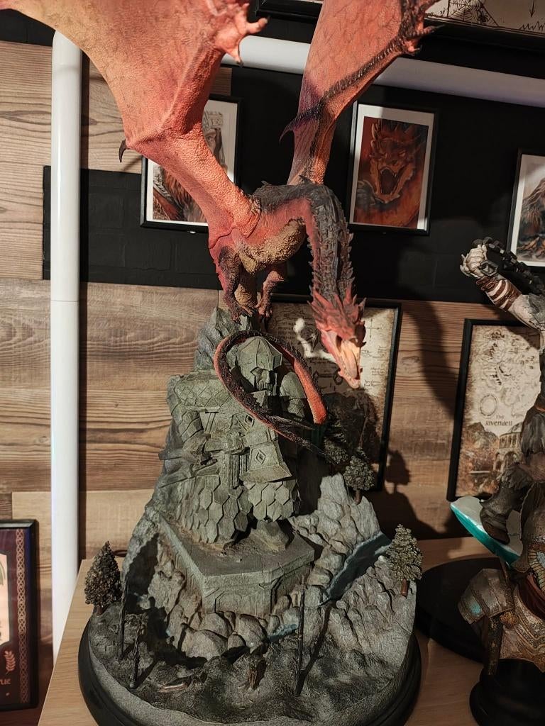 Smaug weta, Verzamelen, Lord of the Rings, Ophalen of Verzenden, Nieuw, Beeldje of Buste