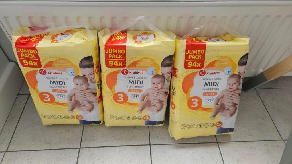 Kruidvat luiers / pampers maat 3, Ophalen