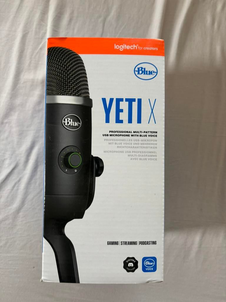 Blue Yeti X mircofoon, Musique & Instruments, Microphones, Enlèvement, Comme neuf, Micro studio