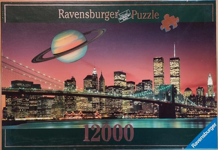 Ravensburger Puzzel: uitzicht op New York, Hobby en Vrije tijd, Denksport en Puzzels, Zo goed als nieuw, Legpuzzel, Meer dan 1500 stukjes