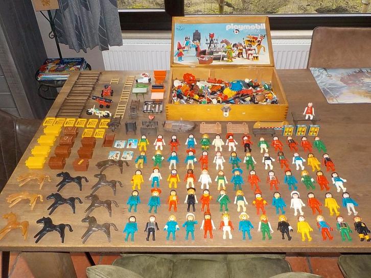 Oude vintage verzameling Playmobil System Klicky, Kinderen en Baby's, Speelgoed | Playmobil, Gebruikt, Los Playmobil, Ophalen of Verzenden