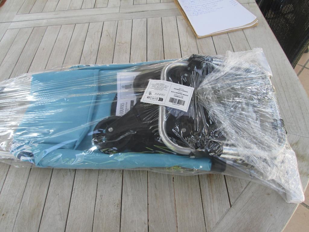 boodschappen rolwagentje of trolley kleur blauw nieuw, Diversen, Overige Diversen, Nieuw, Ophalen